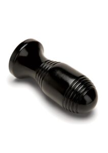 Prowler RED Anal Ribbed Plug - Black