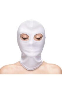 Fetish and Fashion Eyes Hood - White