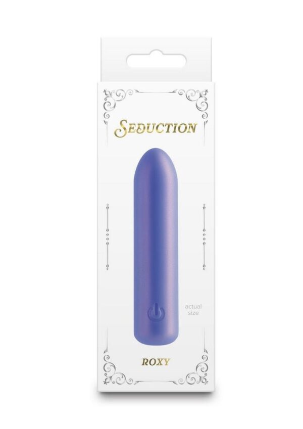 Seduction Roxy Rechargeable Silicone Bullet - Blue