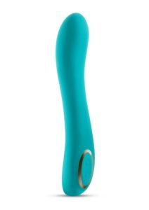 Obsessions Zeus Rechargeable Silicone Vibrator - Aqua