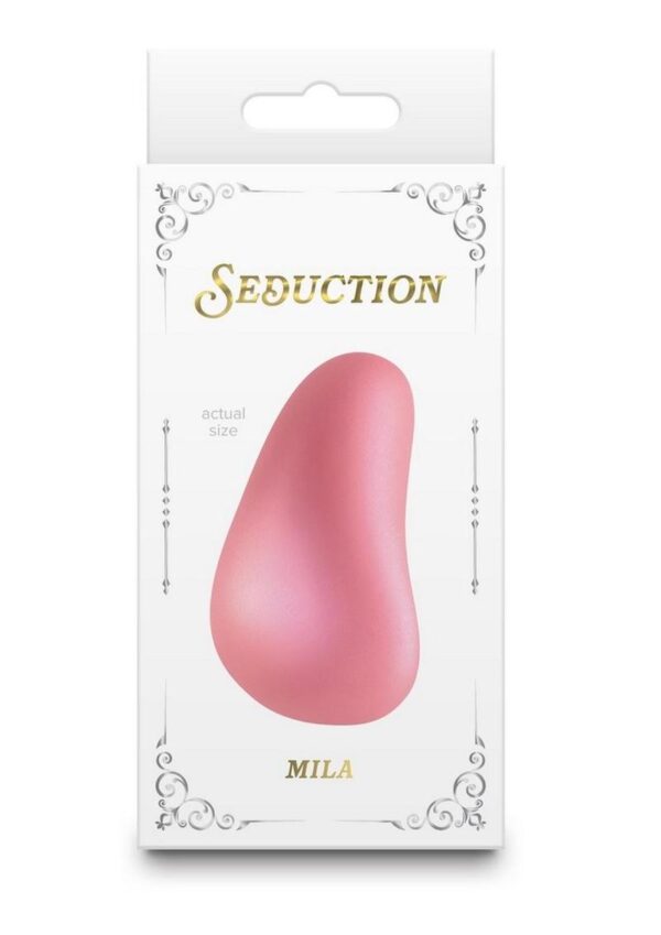 Seduction Mila Rechargeable Silicone Mini Vibrator - Rose Gold