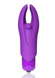 4T Demon Silicone Mini Clitoral Stimulating Vibrator - Grape