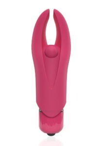 4T Demon Silicone Mini Clitoral Stimulating Vibrator - Strawberry