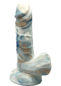 Rock Cocks Atlas Silicone Dildo 5.5in - Multicolor