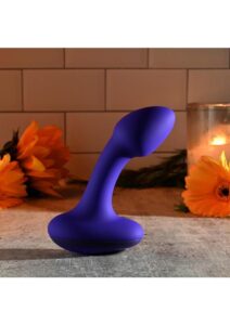 Gender X Anybody`s Plug Rechargeable Silicone Vibrating Butt Plug - Blue