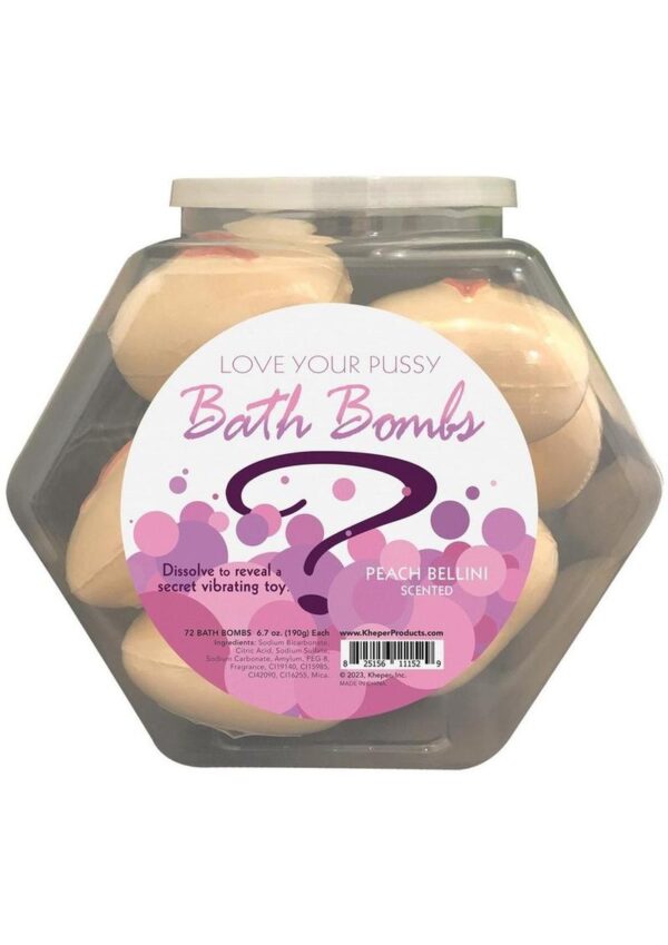 Love Your Pussy Bath Bomb Fishbowl (9 Per Bowl)