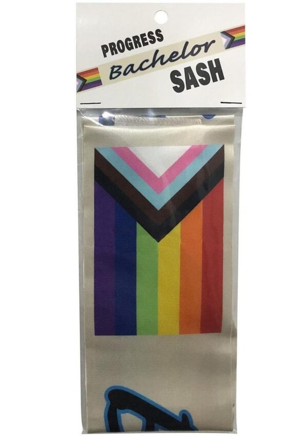 Progress Bachelor Sash - Rainbow