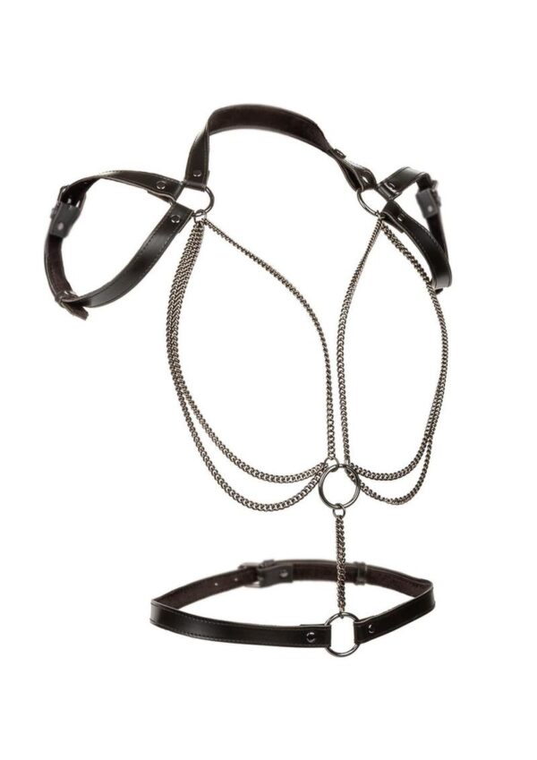 Euphoria Collection Multi Chain Halter - Plus Size - Black