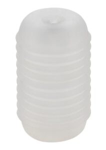 Pop Sock Ribbed Stroker - Clear