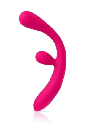 JimmyJane Reflexx Rabbit 3 Rechargeable Silicone Vibrator - Fuchsia