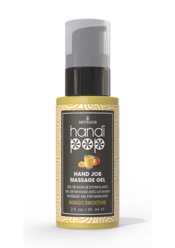 HandiPop Edible Hand Job Massage Gel Mango Smoothie 2oz