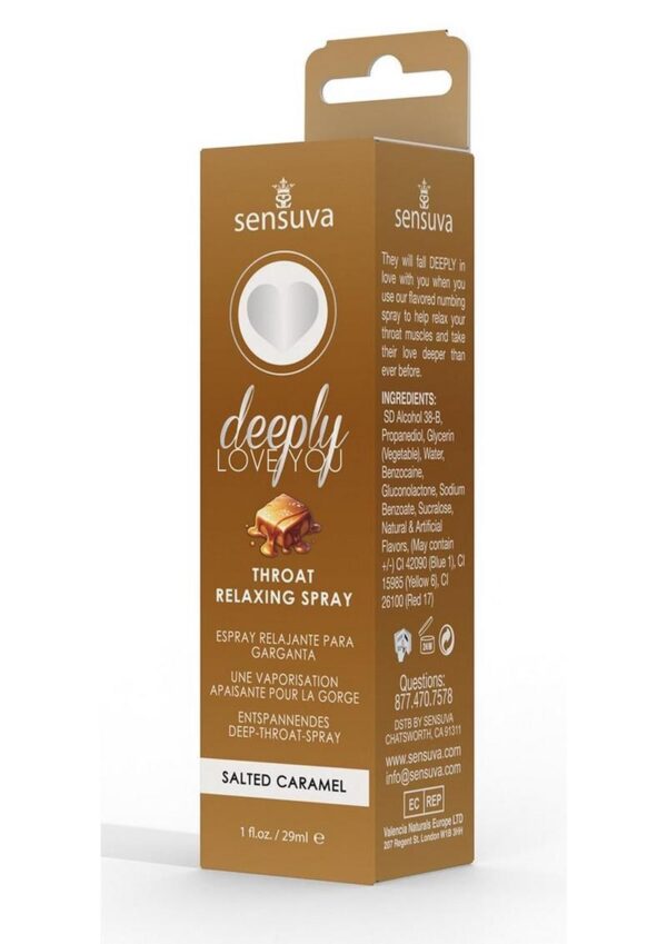 Deeply Love You Throat Relaxing Spray Salt Caramel 1oz