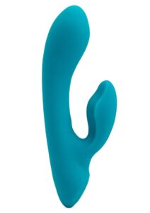 Nu Sensuelle Jolie Nubii Rechargeable Silicone Mini Heating Rabbit - Blue