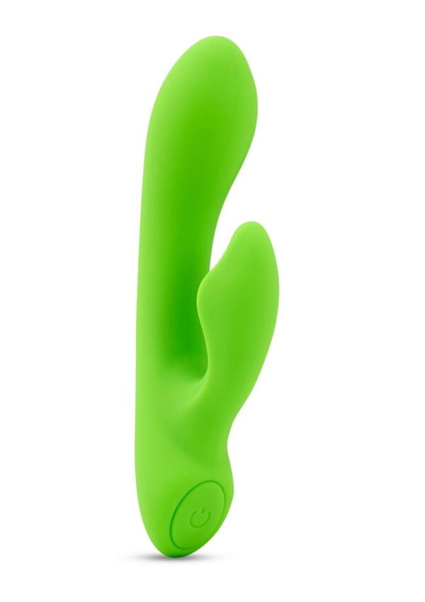 Nu Sensuelle Jolie Nubii Rechargeable Silicone Mini Heating Rabbit - Lime Green