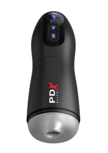 PDX Elite Suck-O-Matic Rechargeable Masturbator - Black