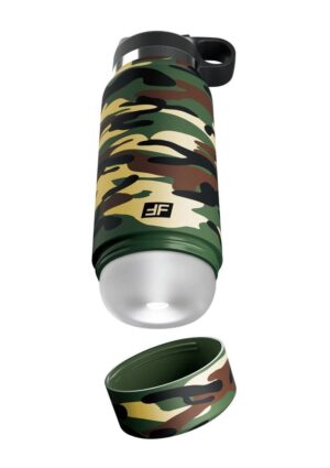 PDX Plus Fap Flask Happy Camper Stroker - Frosted/Camo