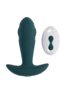 Gender X Tunnel Tapper Rechargeable Silicone Anal Plug - Green