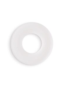 Firefly Bubble Ring Glow in The Dark Cock Ring - Medium - White