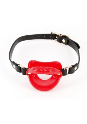 Fetish and Fashion Kourtney Silicone Ball Gag - Red/Black