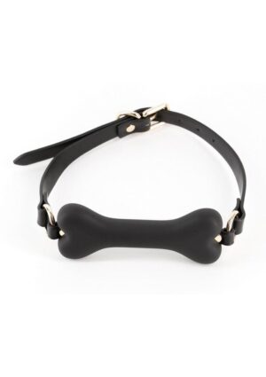 Fetish and Fashion Roseanne Silicone Ball Gag - Black