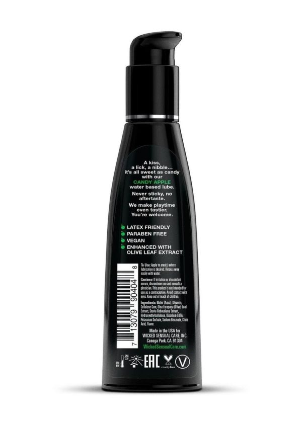 Wicked Aqua Candy Apple Water Based Lubricant 4 Ounce - Image 2