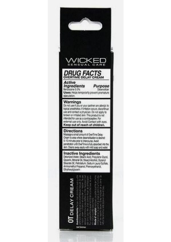 Wicked Overtime Delay Cream For Men 1 Ounce - Image 2