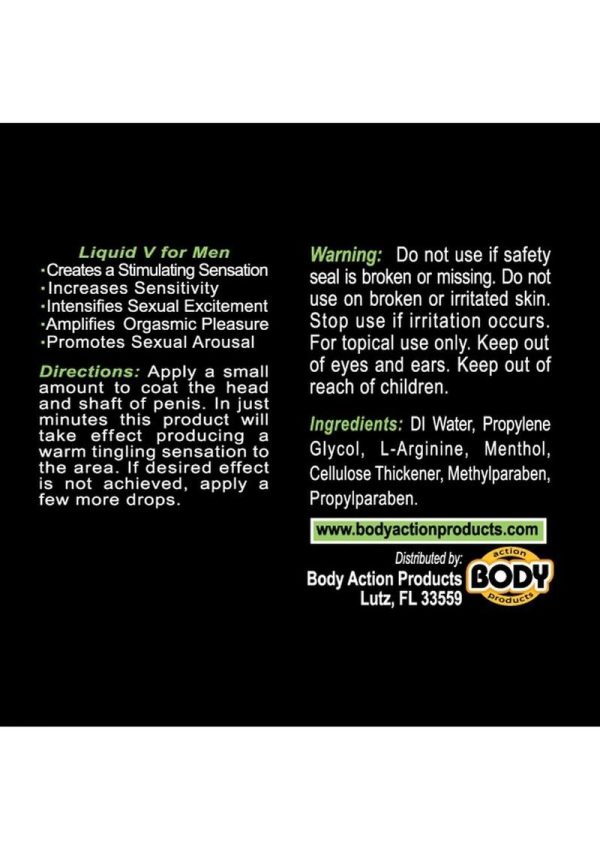 Liquid V Stimulating Gel For Men 1 Ounce - Image 2