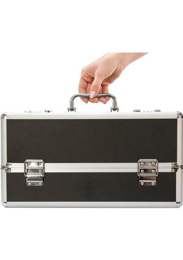 Lockable Vibrator Case - Large - Black
