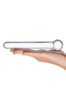 Glas Straight Glass Dildo 7in - Clear