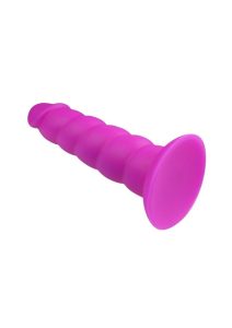 Suga` Daddy Silicone Dildo 7in - Purple