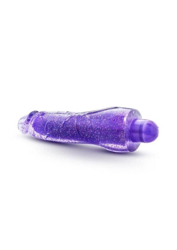 Glow Dicks Molly Glitter Vibrator - Purple