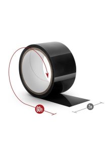 Temptasia Bondage Tape 60 Feet - Black