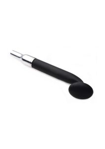 Zeus Electrosex Round Silicone Electrode Attachment - Black