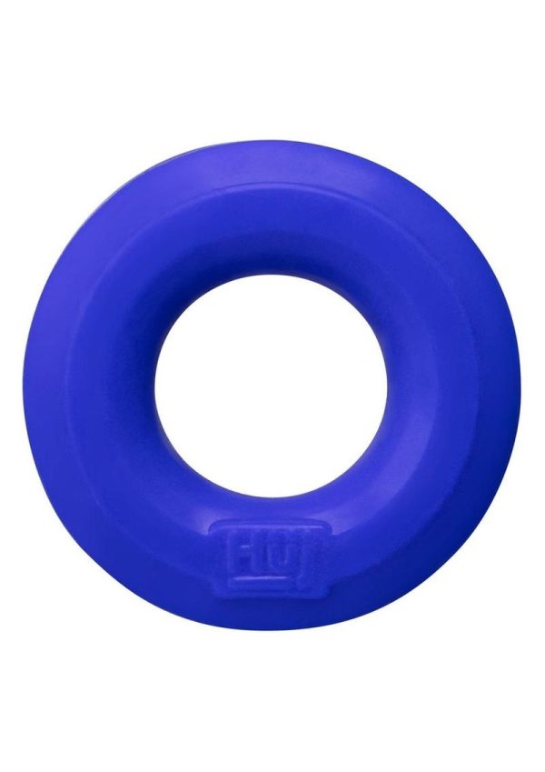 Hunkyjunk HUJ Silicone Cock Ring - Blue