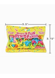 Candyprints Super Fun Penis Candy (100 pieces per bag)