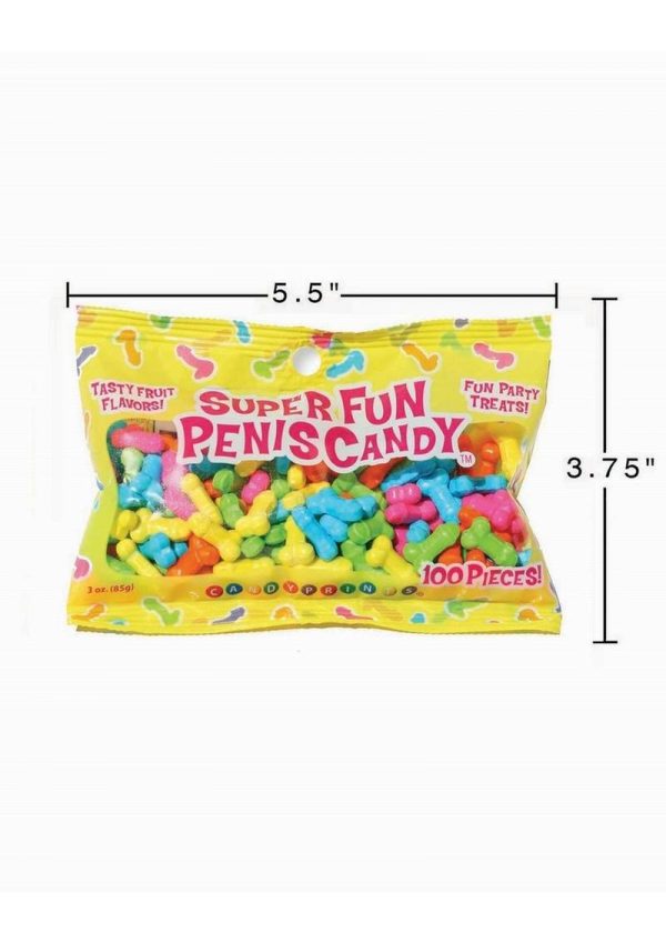 Candyprints Super Fun Penis Candy (100 pieces per bag)