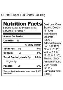 Candyprints Super Fun Penis Candy (100 pieces per bag)