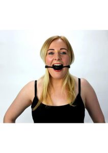 Quickie Gag Silicone Ball Gag Bondage Black