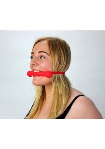 Quickie Gag Silicone Mouth Bit Red
