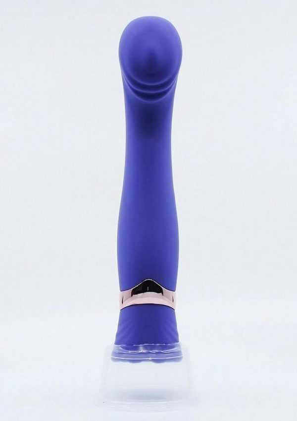Nu Sensuelle Geminii XLR8 Rechargeable Silicone G-Spot Vibrator - Ultra Violet