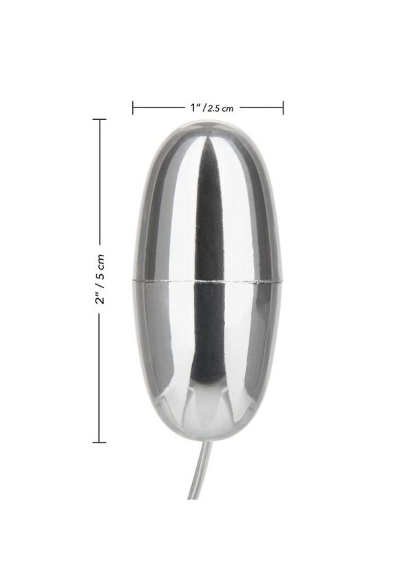 Tear Drop Bullet with Wired Remote Control 2.1in - Silver