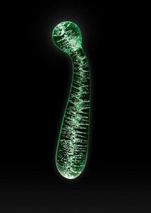 Firefly G-Spot Glass Wand Glow In The Dark - Clear
