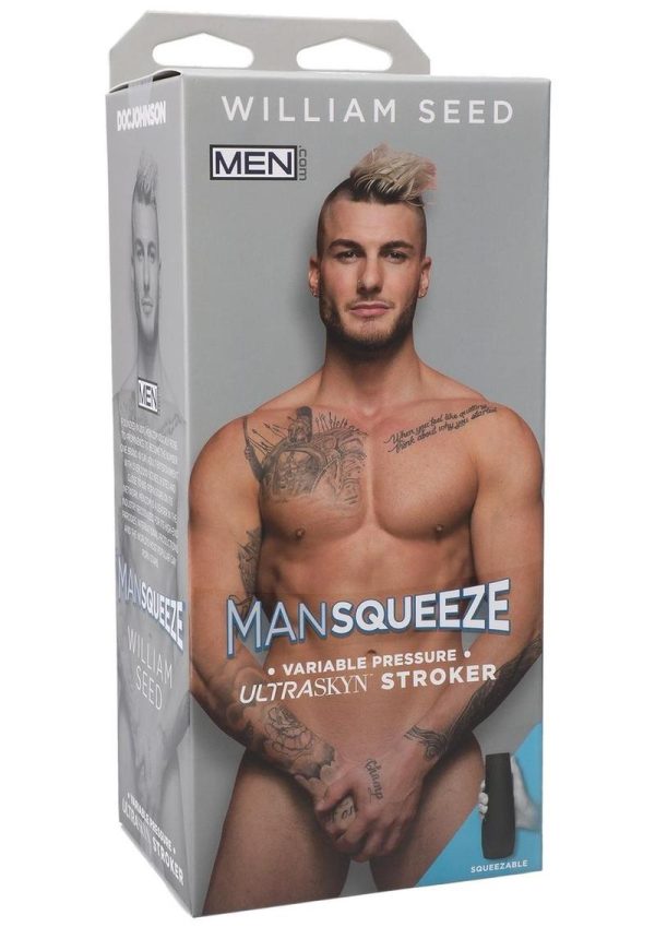 Man Squeeze William Seed Ultraskyn Masturbator - Butt - Vanilla
