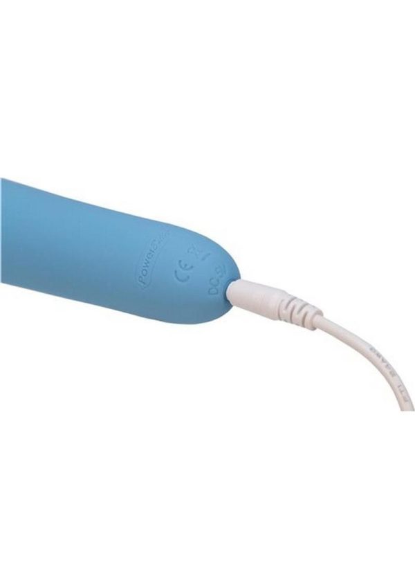 Wonderlust Destiny Silicone Rechargeable Wand Massager - Blue
