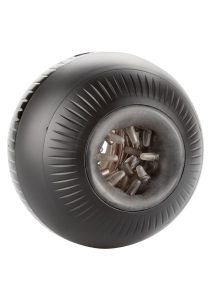 Optimum Power Masturball Rechargeable Vibrating Masturbator - General Orifice - Black