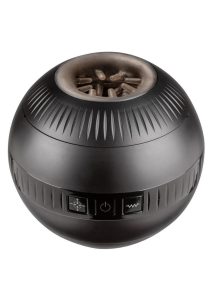 Optimum Power Masturball Rechargeable Vibrating Masturbator - General Orifice - Black