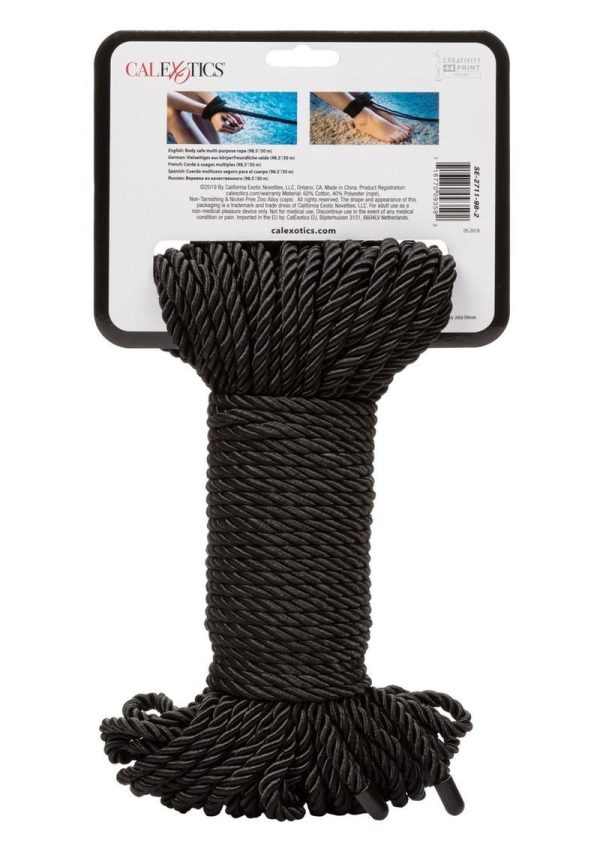 Scandal BDSM Rope 98.5ft/30m - Black