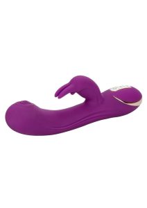 Jack Rabbit Signature Silicone Thumping Rabbit Vibrator Multi Function USB Rechargeable Waterproof Purple