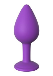 Fantasy For Her Her Little Gem Medium Plug Anal Play Silicone Waterproof - Purple