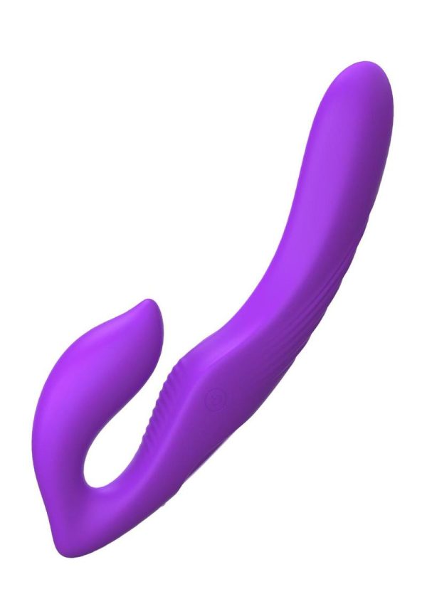 Fantasy For Her Ultimate Rechargeable Multi-Function Strapless Strap-on with Remote Control - Purple